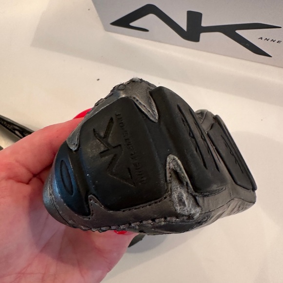 Pewter gray flats Ann Klein ** AS IS** - Picture 4 of 10